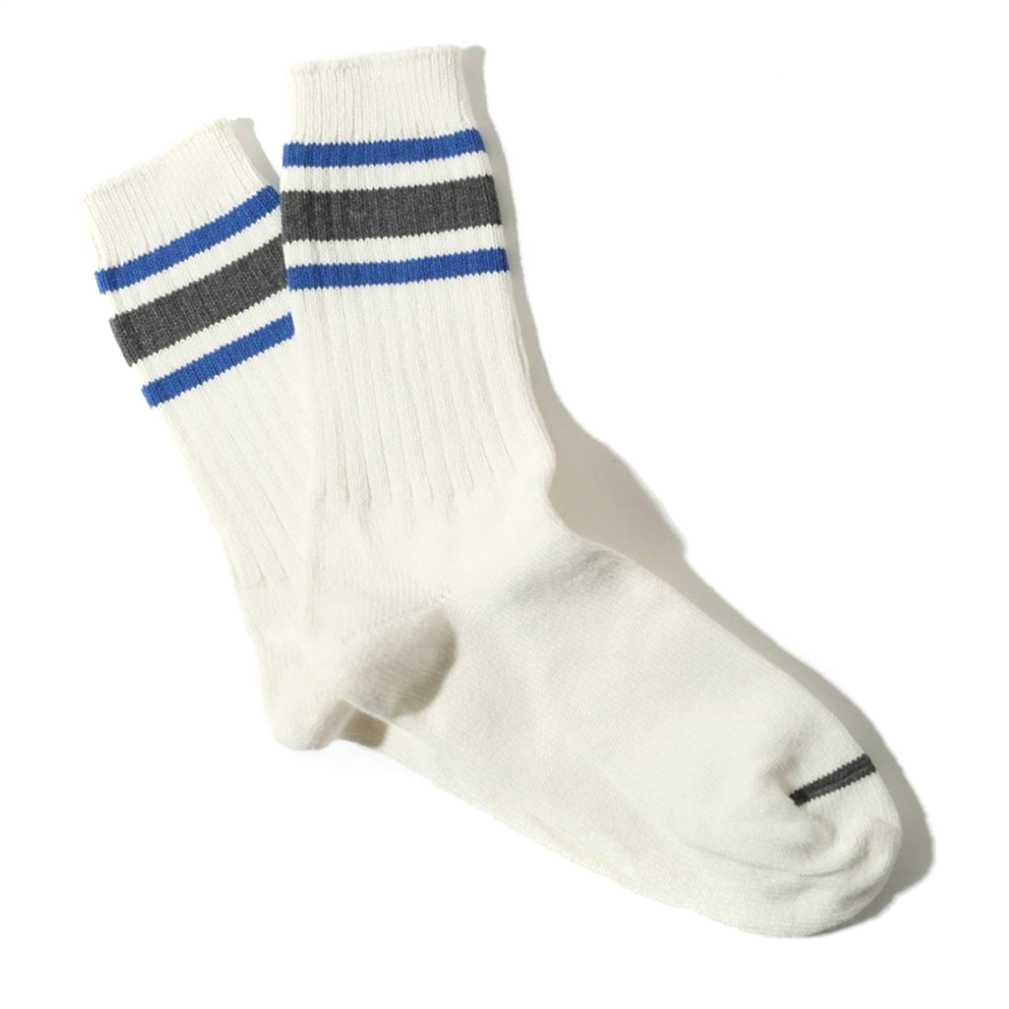 Recover 3 Stripes Crew Sock - Indigo