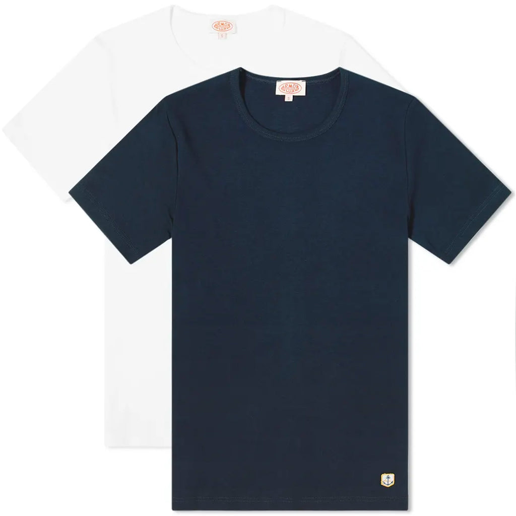 2 Pack T-shirt - White and Navy