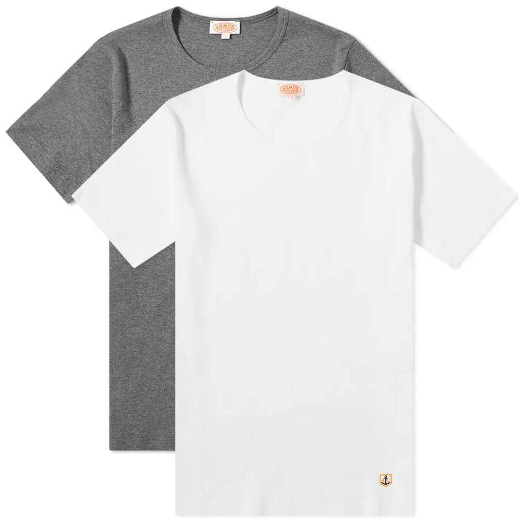 2 Pack T-shirt - White and Grey