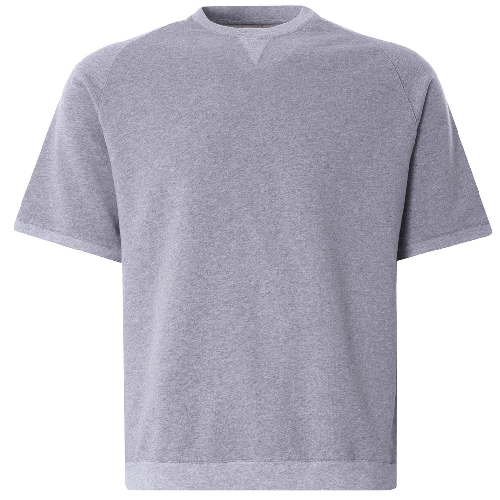 Universal Works Short Sleeve Crew Marl Fleece Ð Grey