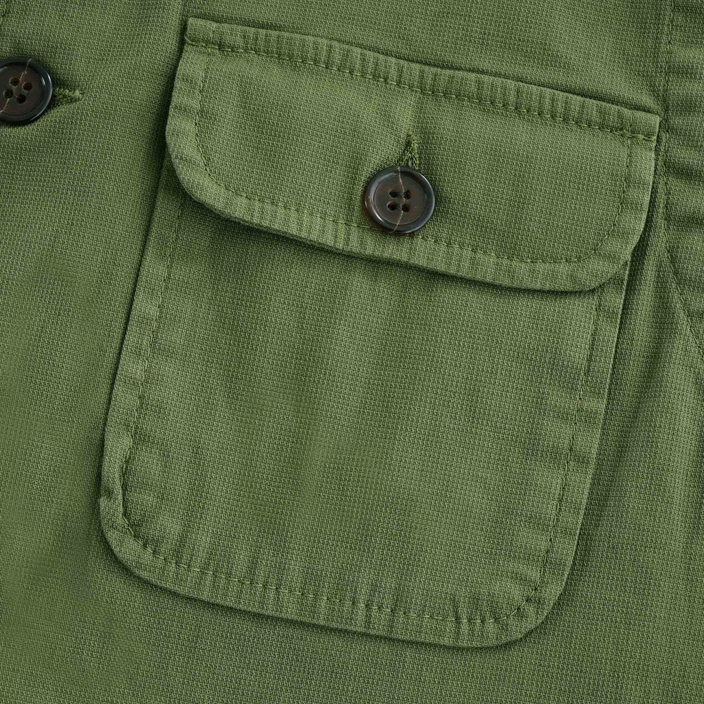 Battleman Waistcoat Fine Weave cotton Ð Olive