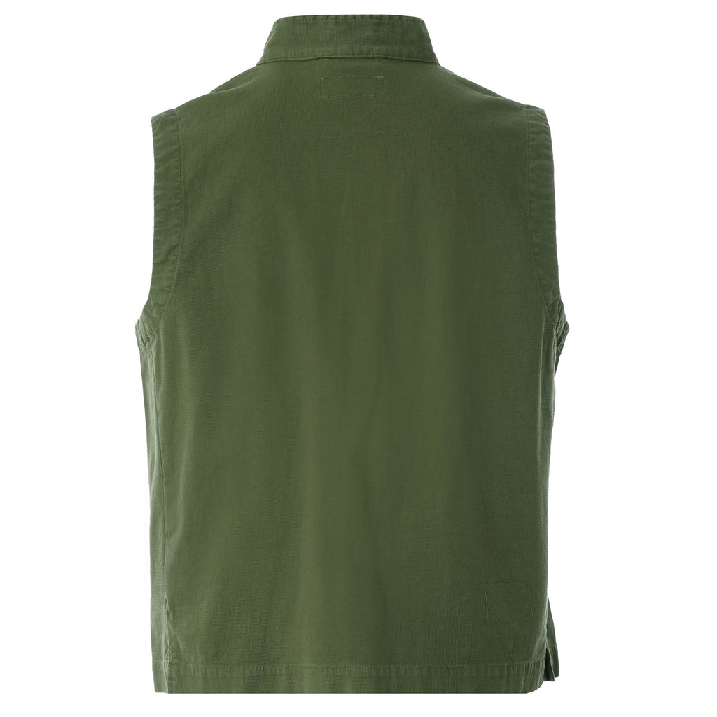 Battleman Waistcoat Fine Weave cotton Ð Olive