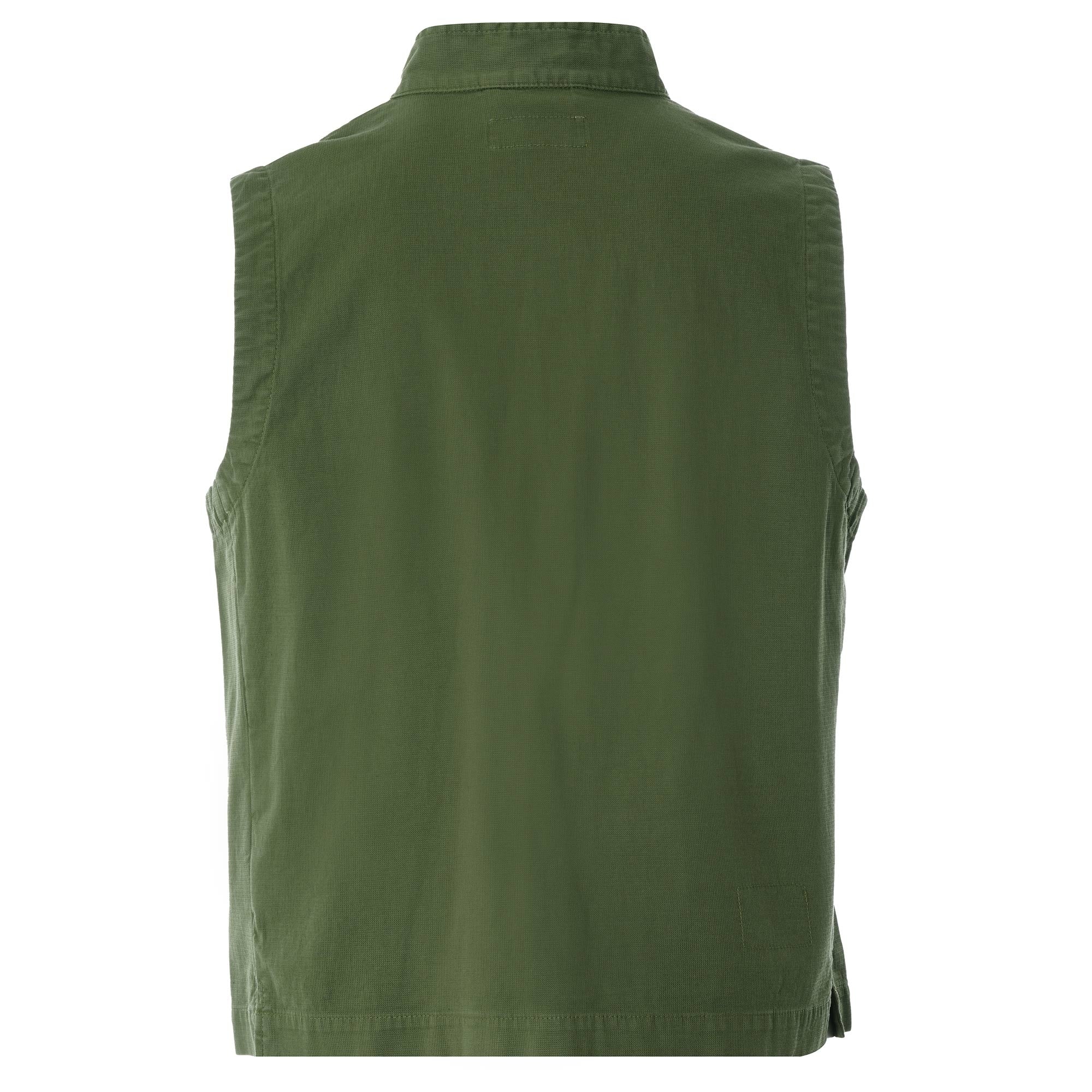 Battleman Waistcoat Fine Weave cotton Ð Olive