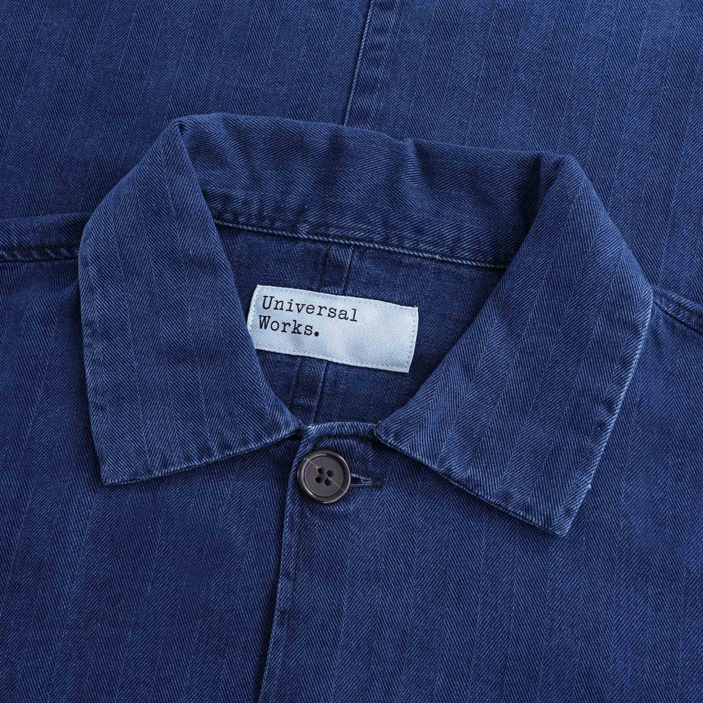 Travail Shirt Herringbone Denim Ð Washed Indigo