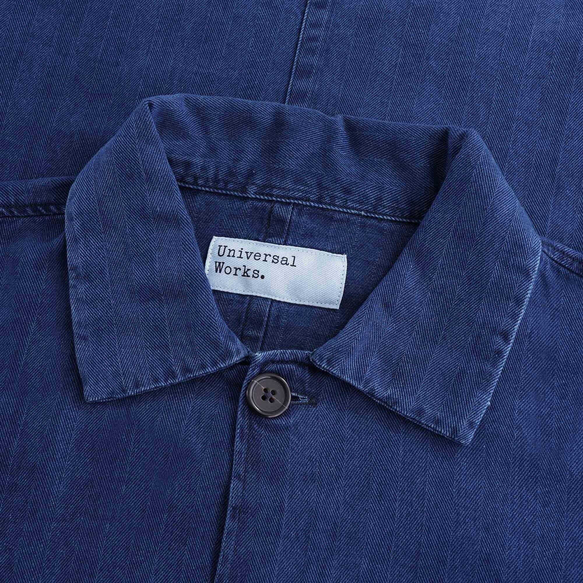 Travail Shirt Herringbone Denim Ð Washed Indigo
