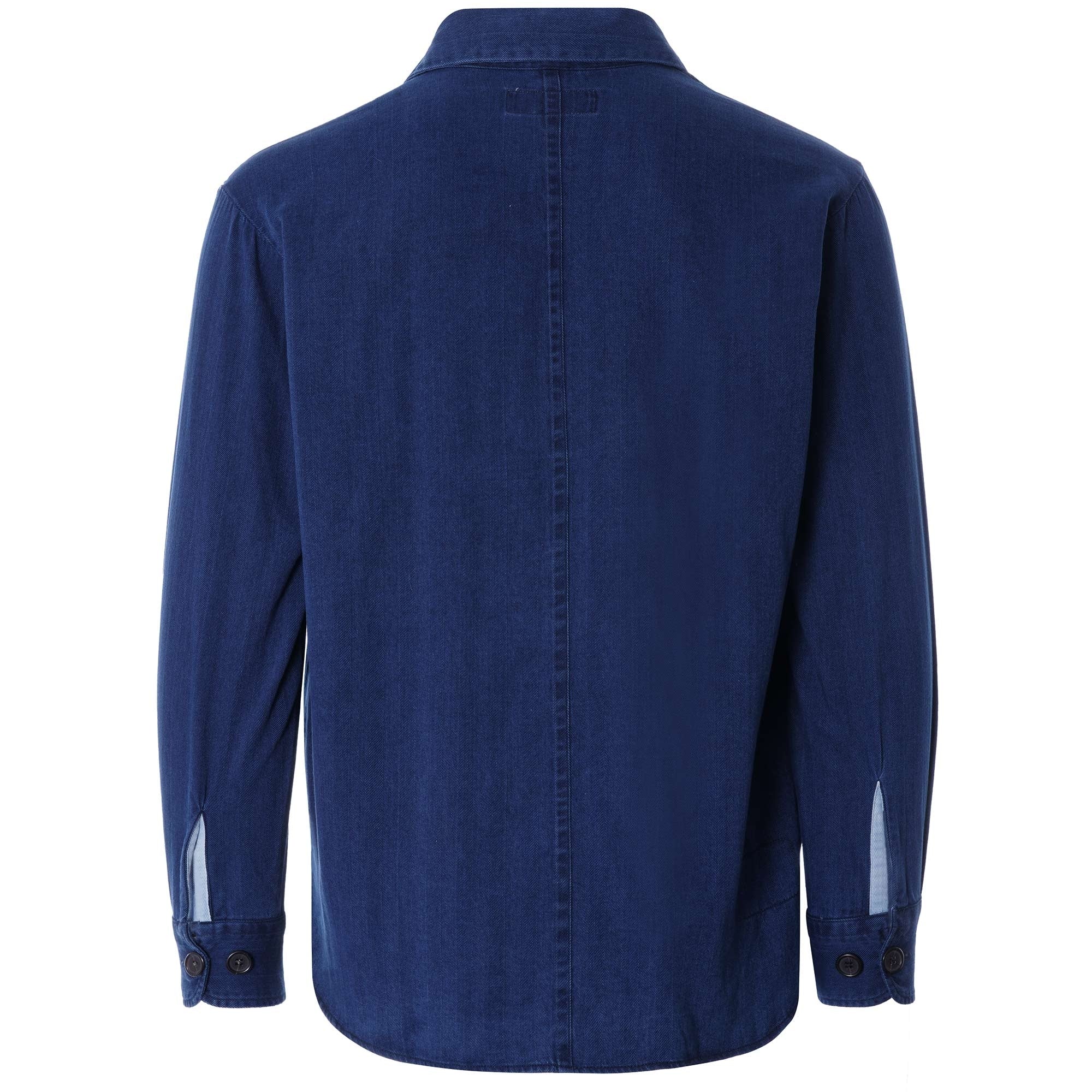 Travail Shirt Herringbone Denim Ð Washed Indigo