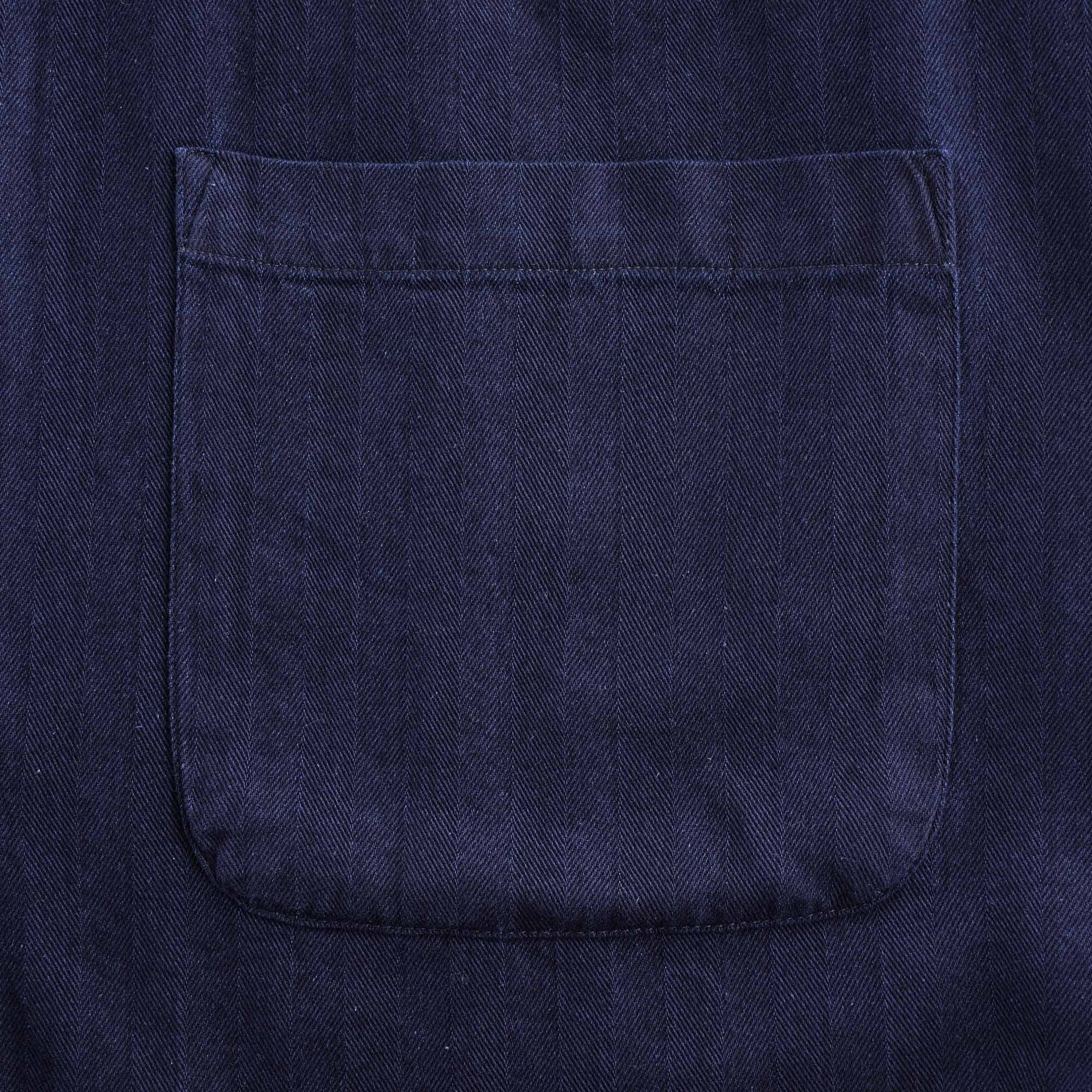 Travail Shirt Herringbone Denim Ð Indigo