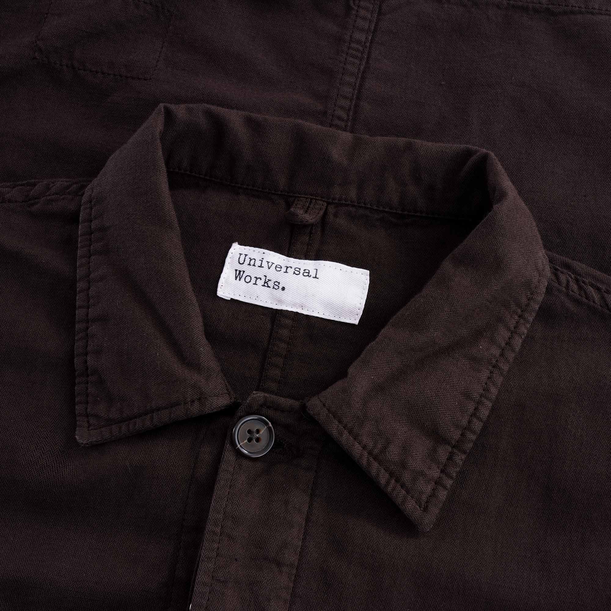 MW Fatigue Jacket O/D Linen Cotton Ð Brown