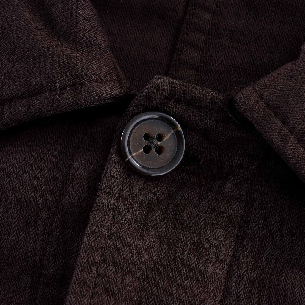 MW Fatigue Jacket O/D Linen Cotton Ð Brown