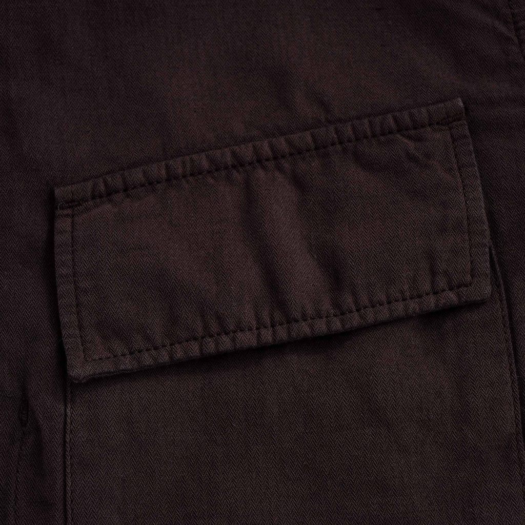 MW Fatigue Jacket O/D Linen Cotton Ð Brown