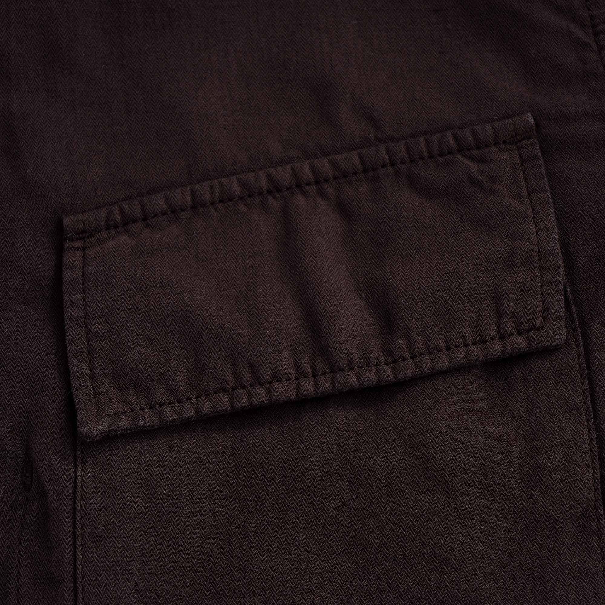 MW Fatigue Jacket O/D Linen Cotton Ð Brown