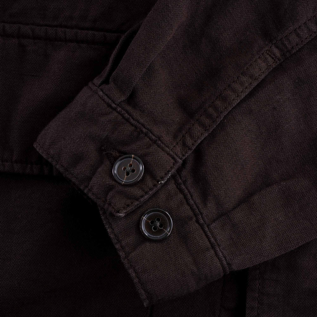 MW Fatigue Jacket O/D Linen Cotton Ð Brown