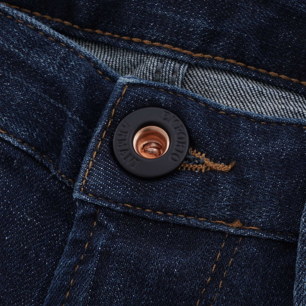 J06 Slim Fit Washed Denim Jeans - Denim Blu