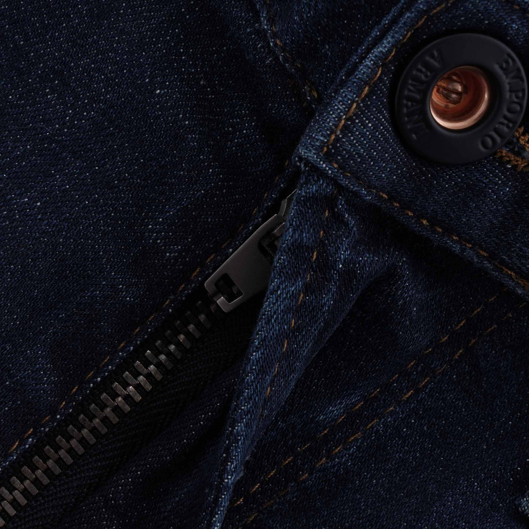 J06 Slim Fit Washed Denim Jeans - Denim Blu