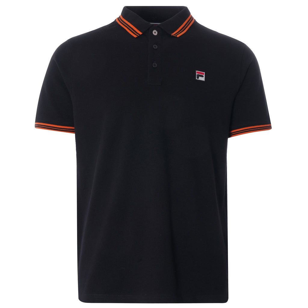 Prime Tipped Polo Ð Black/Poppy
