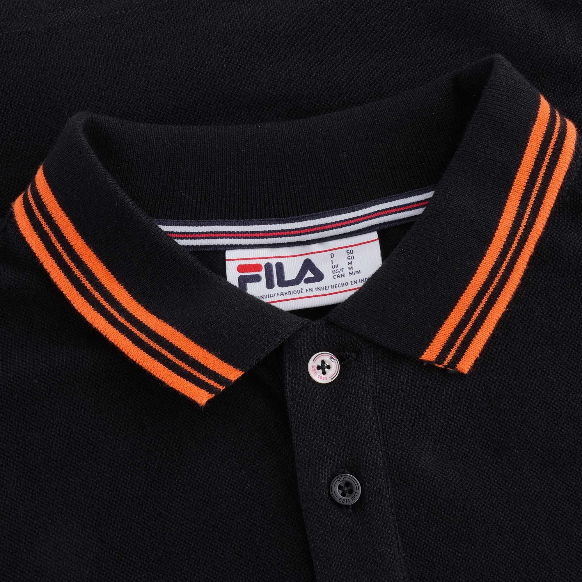 Prime Tipped Polo Ð Black/Poppy