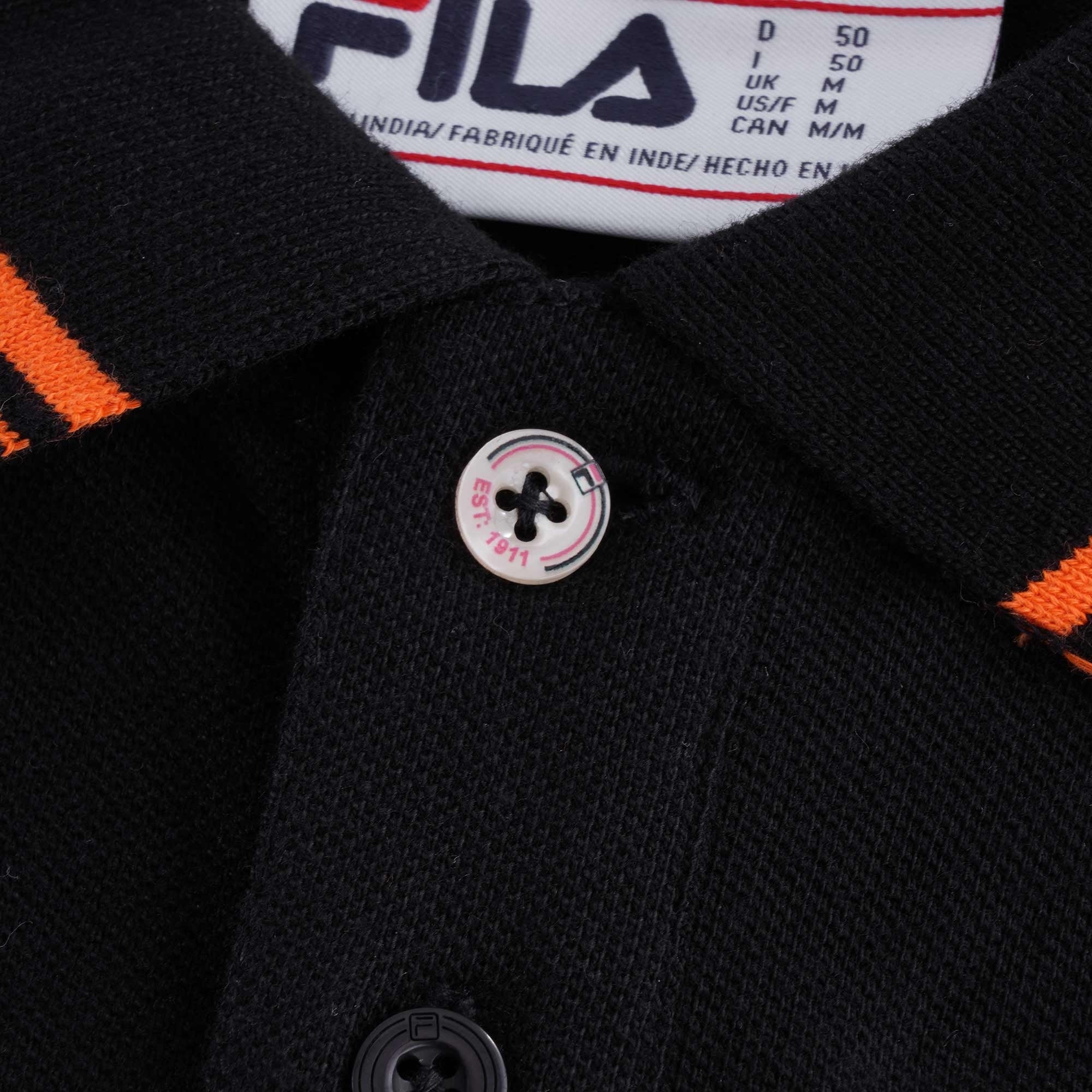 Prime Tipped Polo Ð Black/Poppy