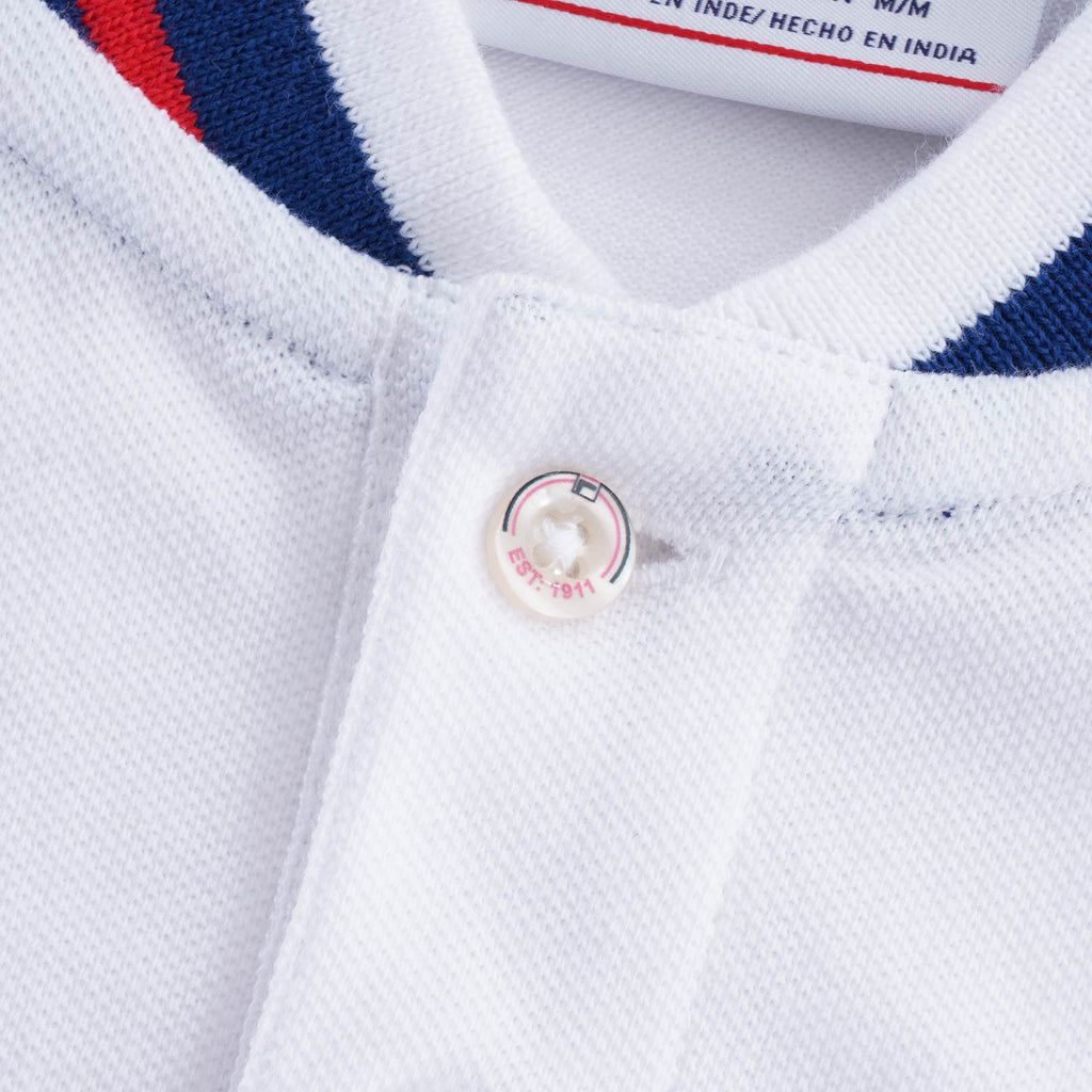 Skipper Tipped Polo Ð White/Peacoat