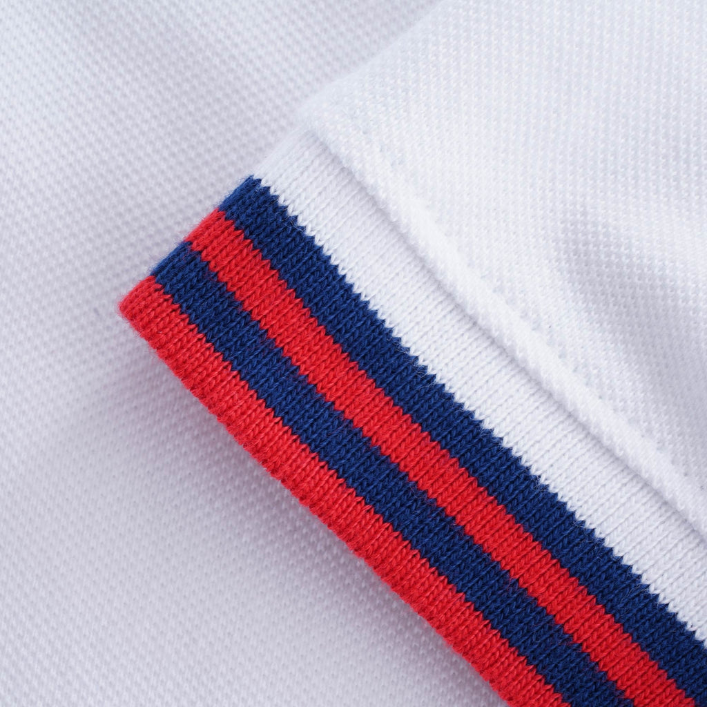 Skipper Tipped Polo Ð White/Peacoat