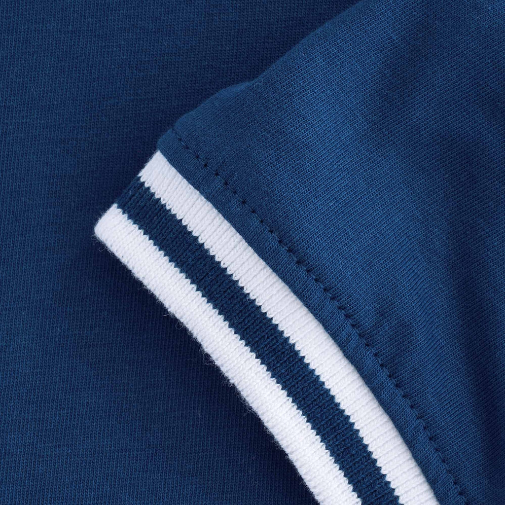 Flank Tipped Ringer T-Shirt Ð Navy/White