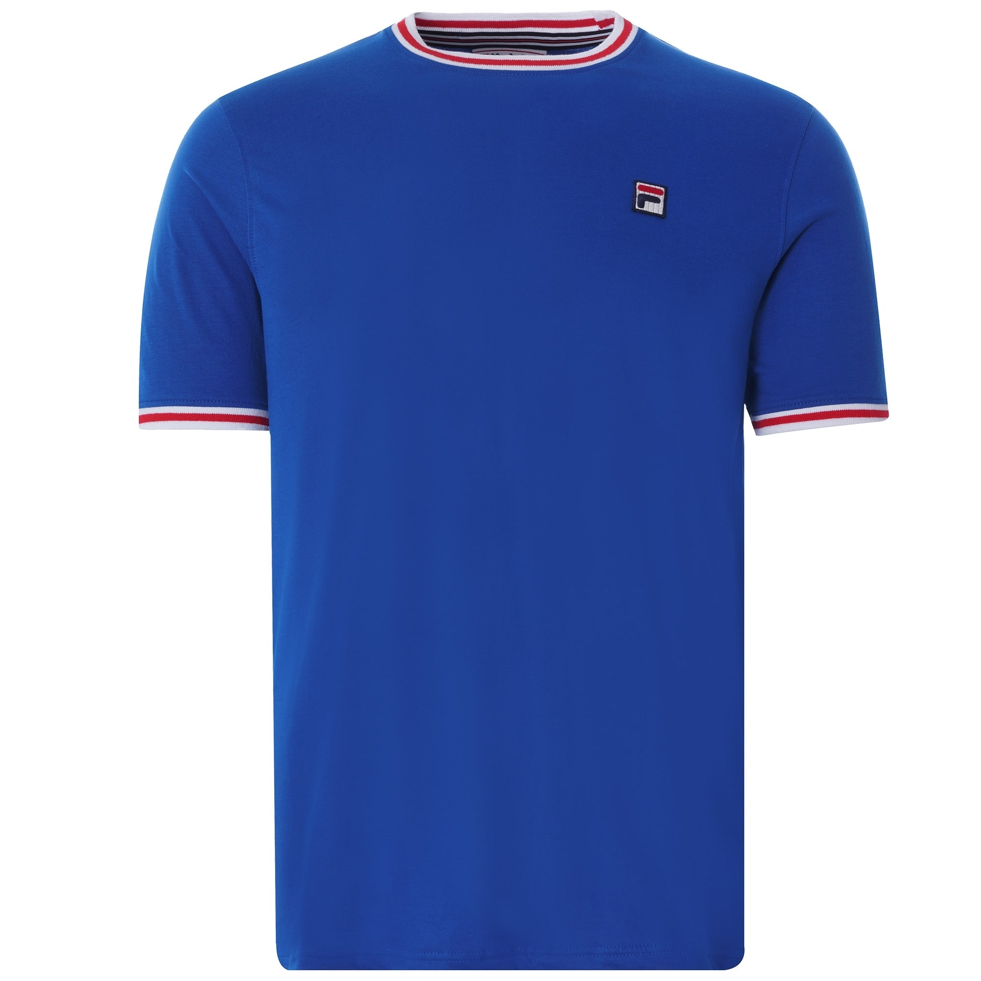 Flank Tipped Ringer T-Shirt Ð Blue/White