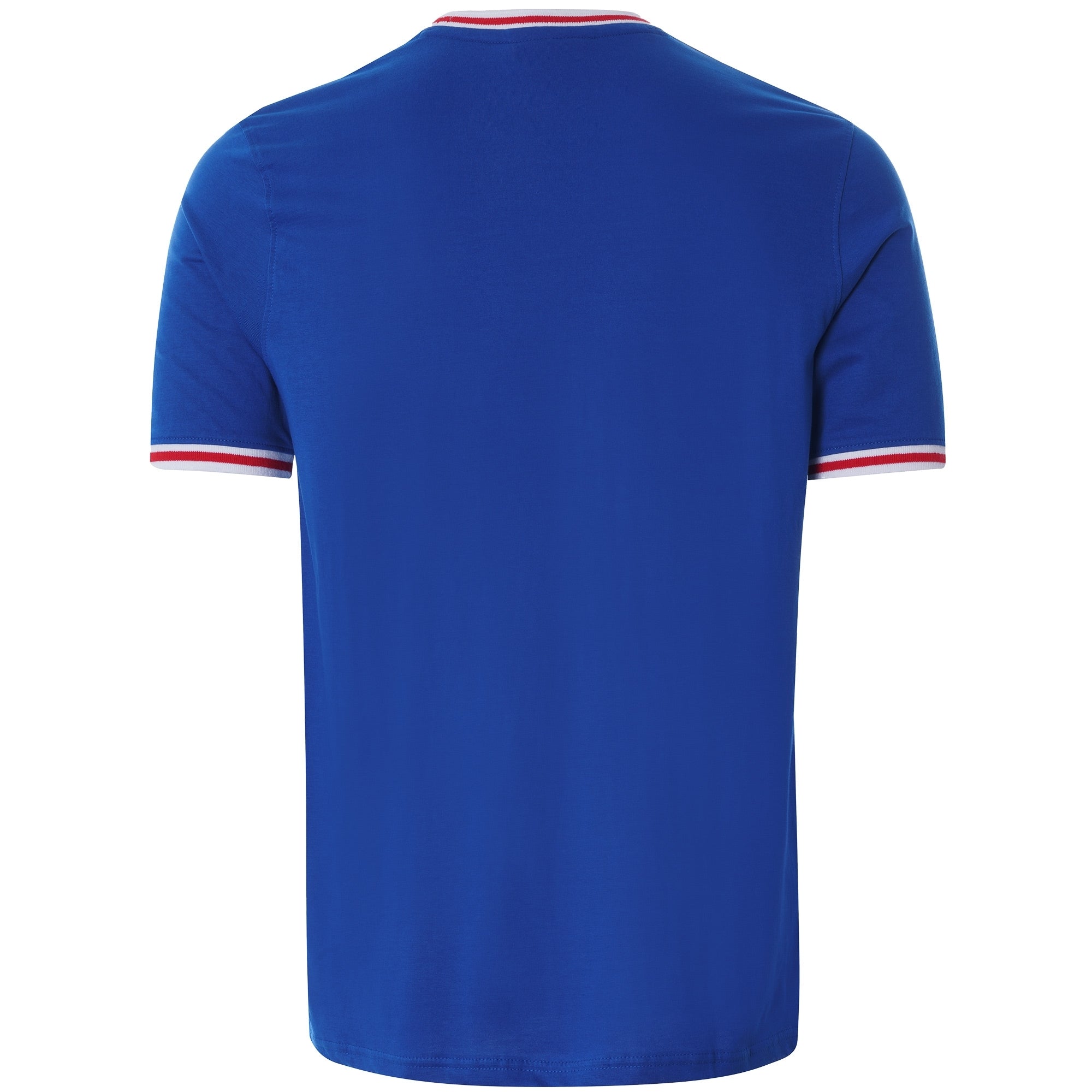Flank Tipped Ringer T-Shirt Ð Blue/White