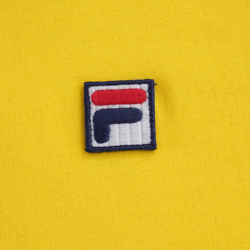 Flank Tipped Ringer T-Shirt Ð Yellow/Blue