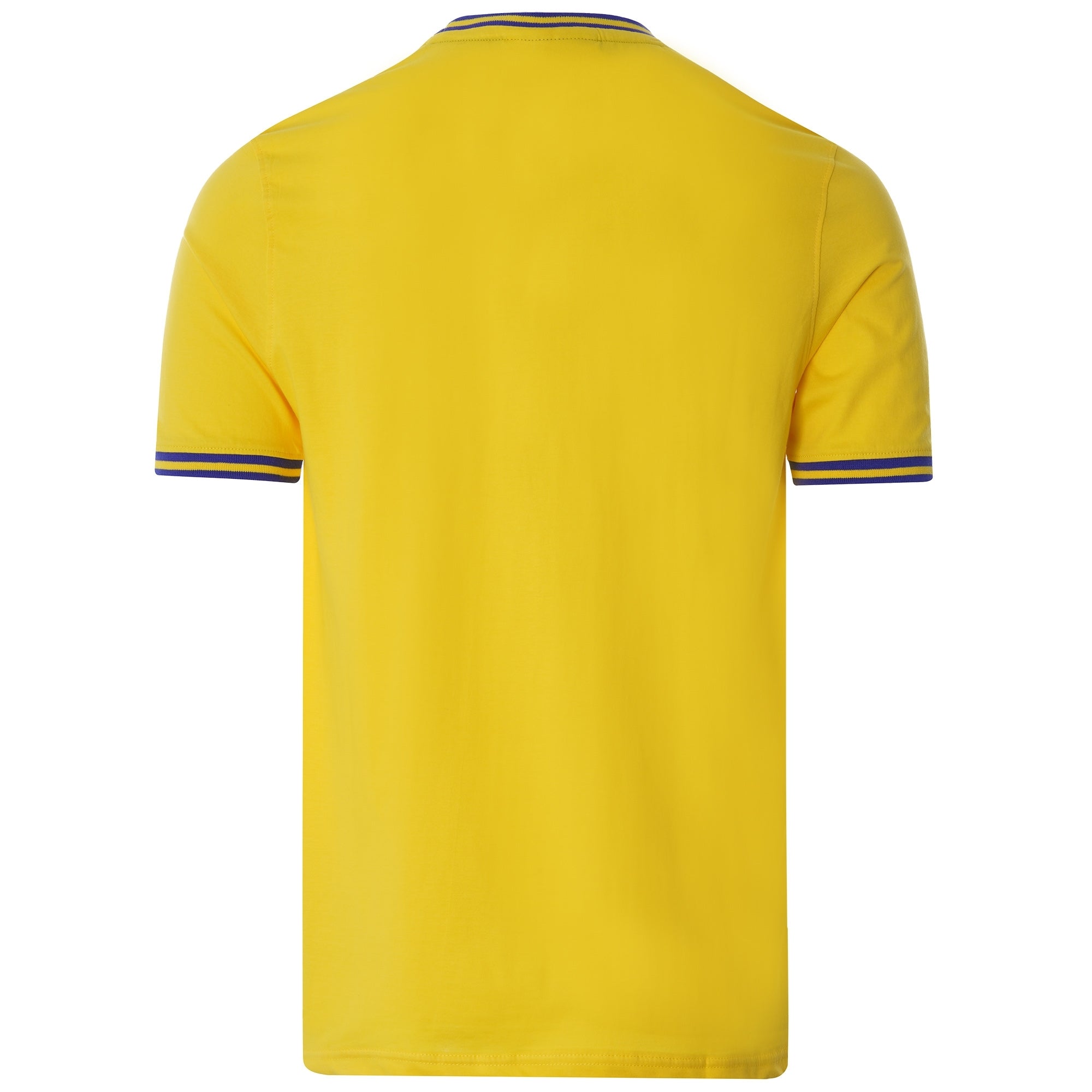 Flank Tipped Ringer T-Shirt Ð Yellow/Blue