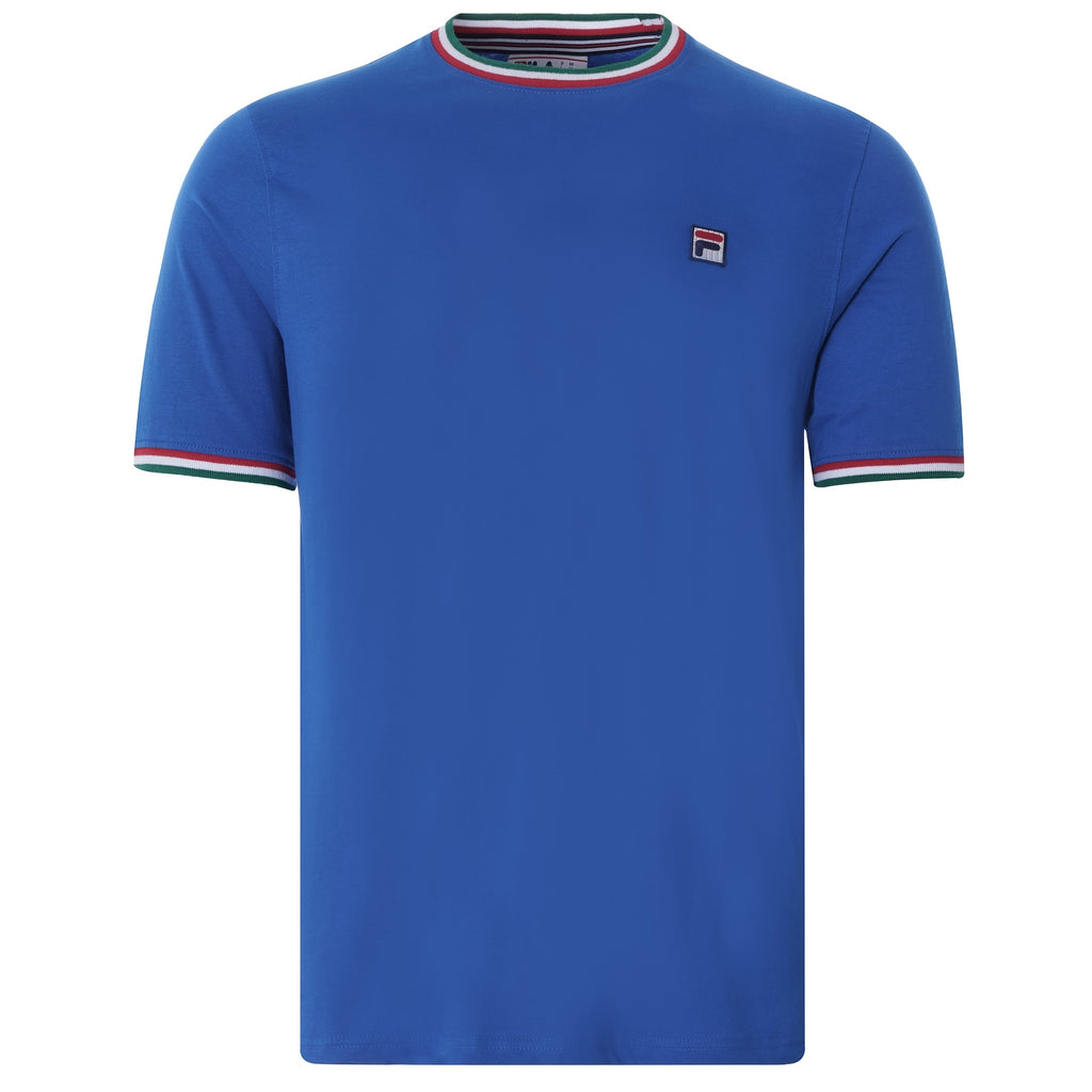 Flank Tipped Ringer T-Shirt Ð Blue/Red