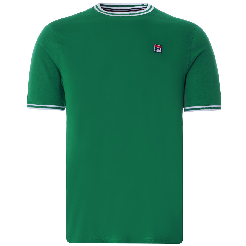 Flank Tipped Ringer T-Shirt Ð Green/White