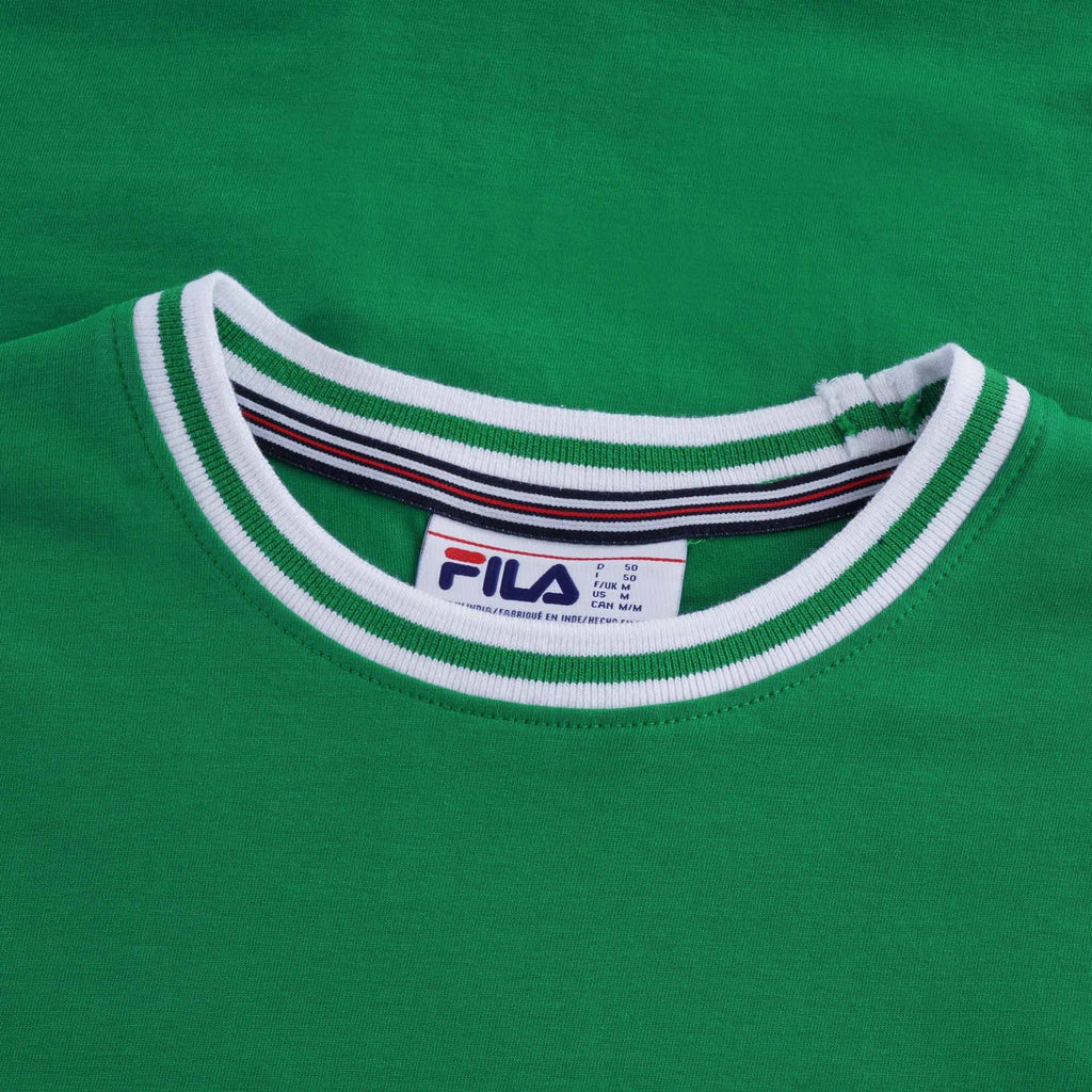 Flank Tipped Ringer T-Shirt Ð Green/White