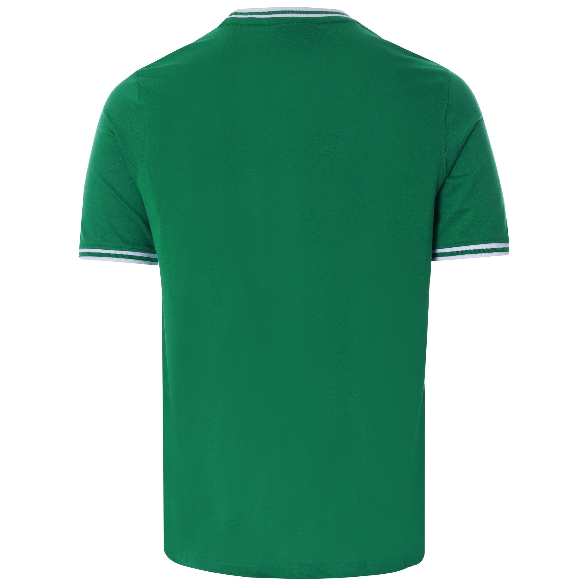 Flank Tipped Ringer T-Shirt Ð Green/White