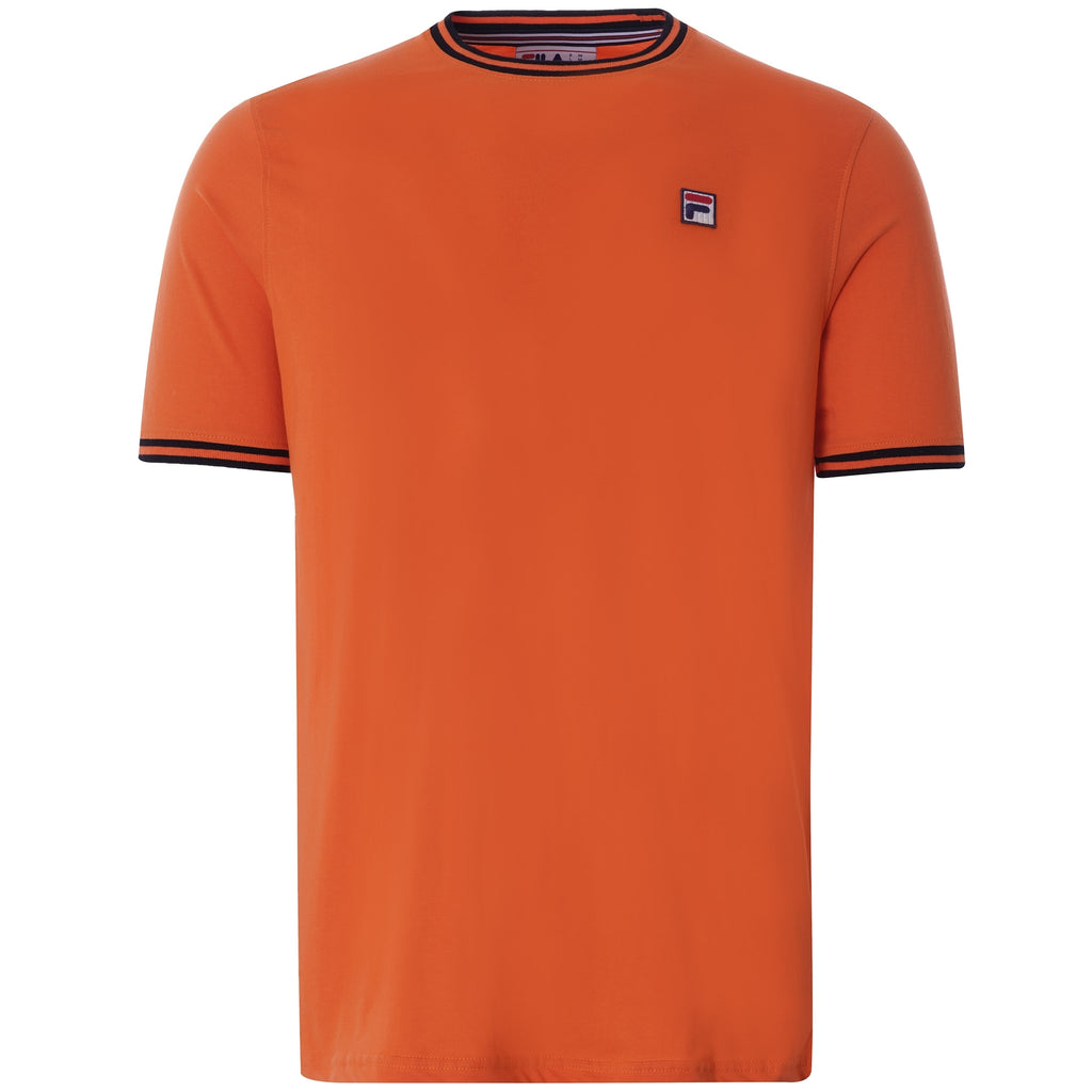 Flank Tipped Ringer T-Shirt Ð Poppy/Black