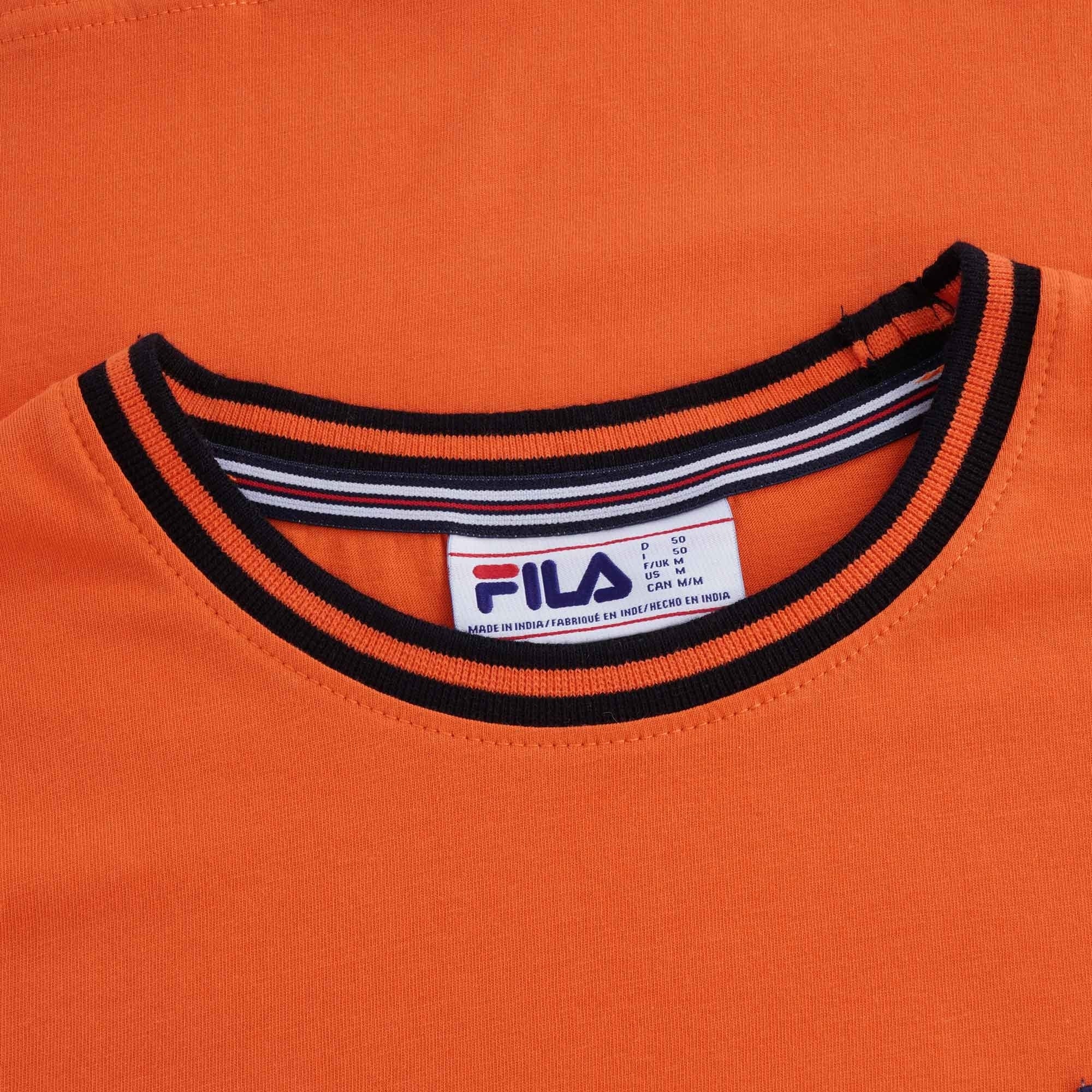 Flank Tipped Ringer T-Shirt Ð Poppy/Black