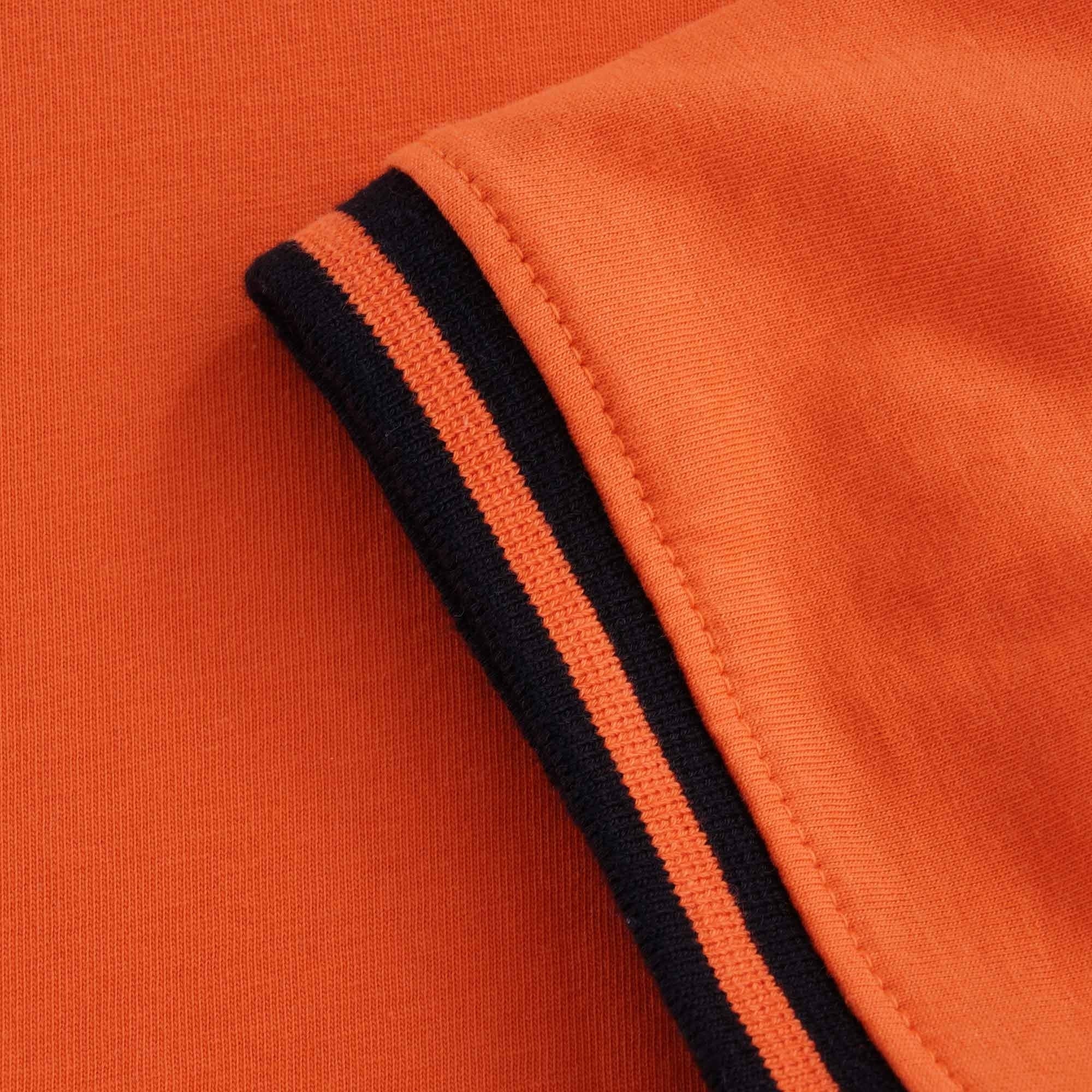 Flank Tipped Ringer T-Shirt Ð Poppy/Black