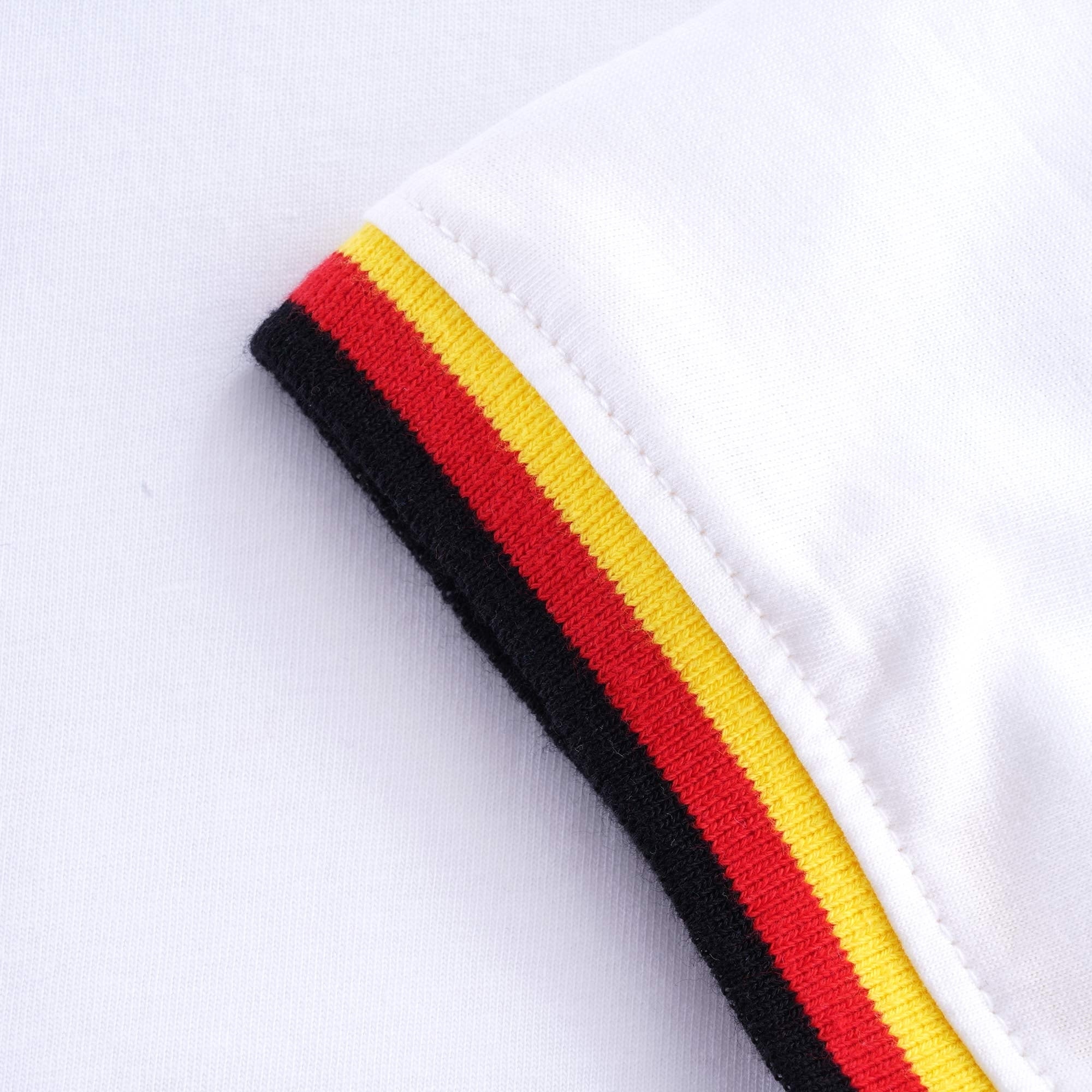 Flank Tipped Ringer T-Shirt Ð White/Yellow