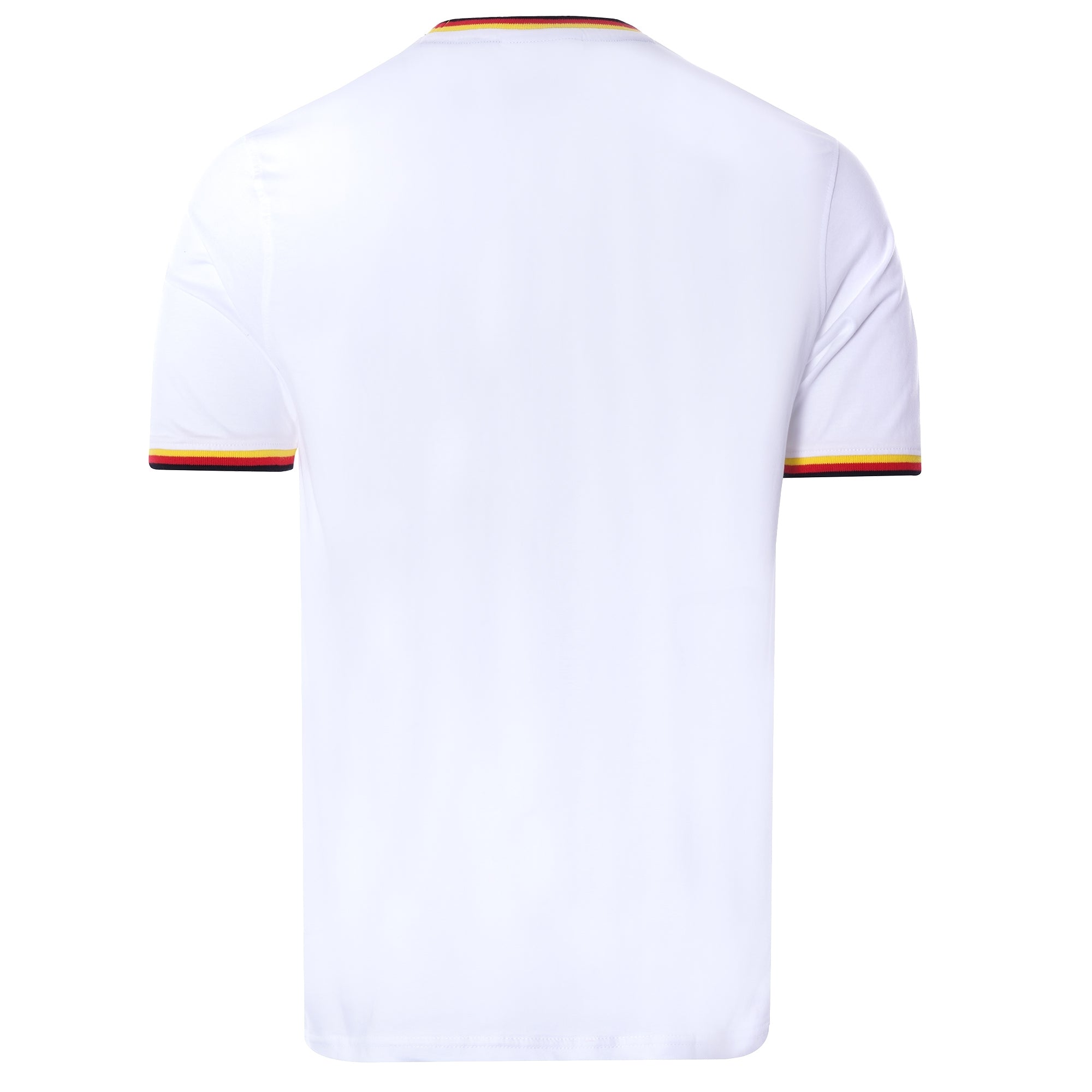 Flank Tipped Ringer T-Shirt Ð White/Yellow