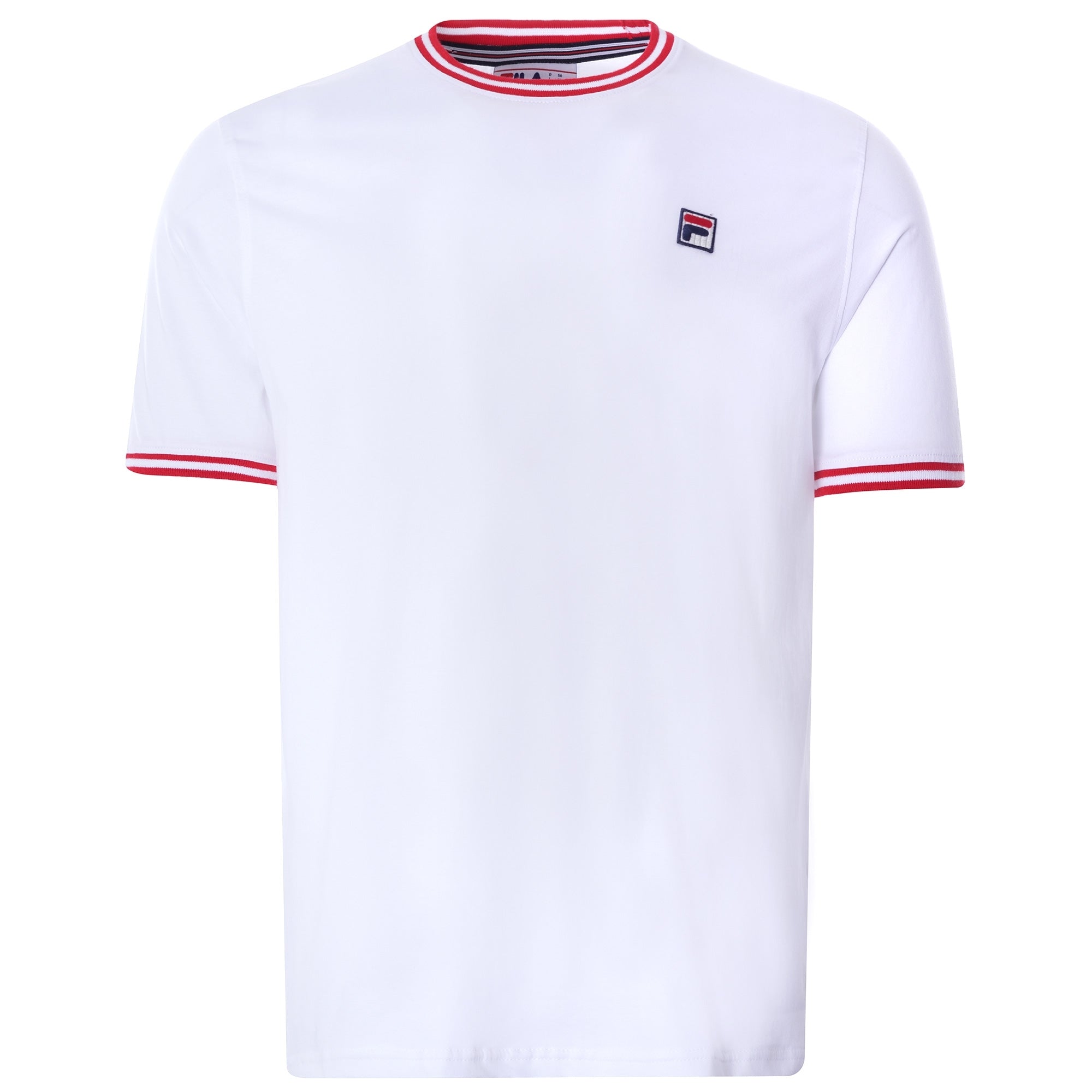 Flank Tipped Ringer T-Shirt Ð White/Red
