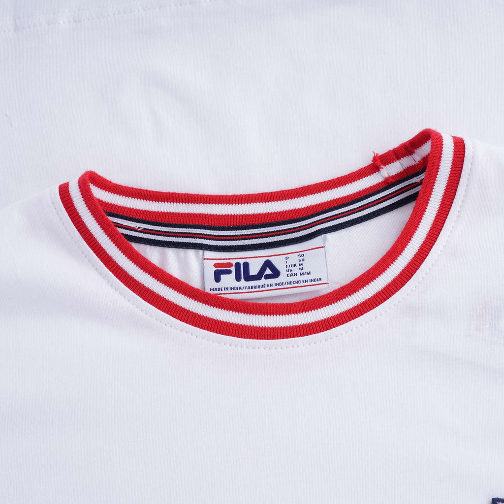 Flank Tipped Ringer T-Shirt Ð White/Red