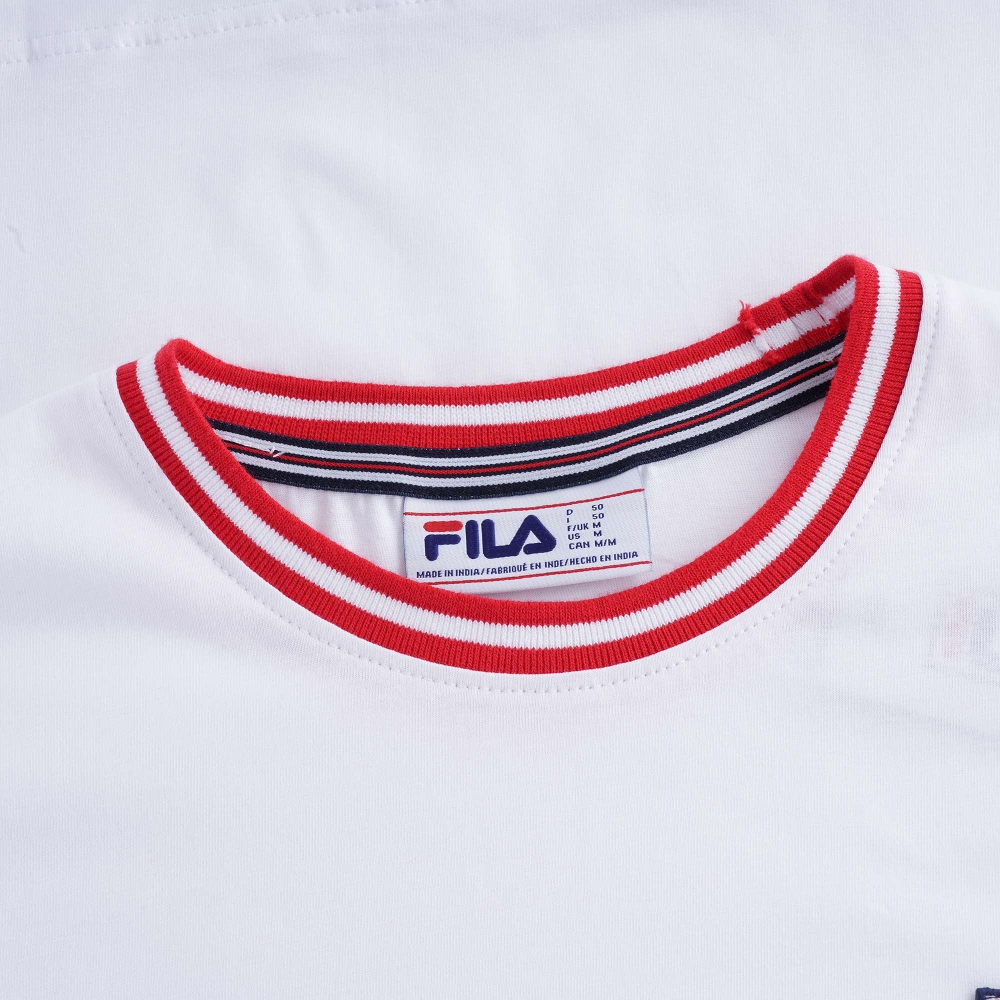 Flank Tipped Ringer T-Shirt Ð White/Red