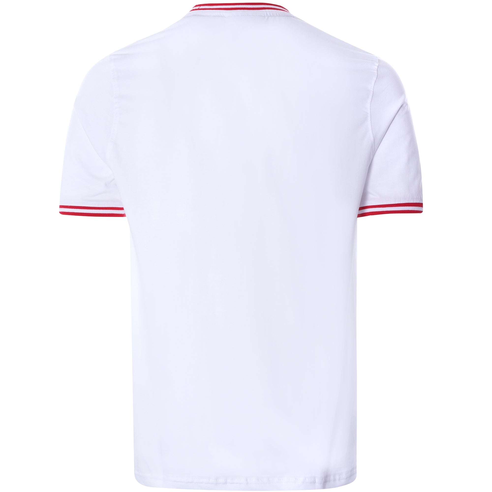 Flank Tipped Ringer T-Shirt Ð White/Red