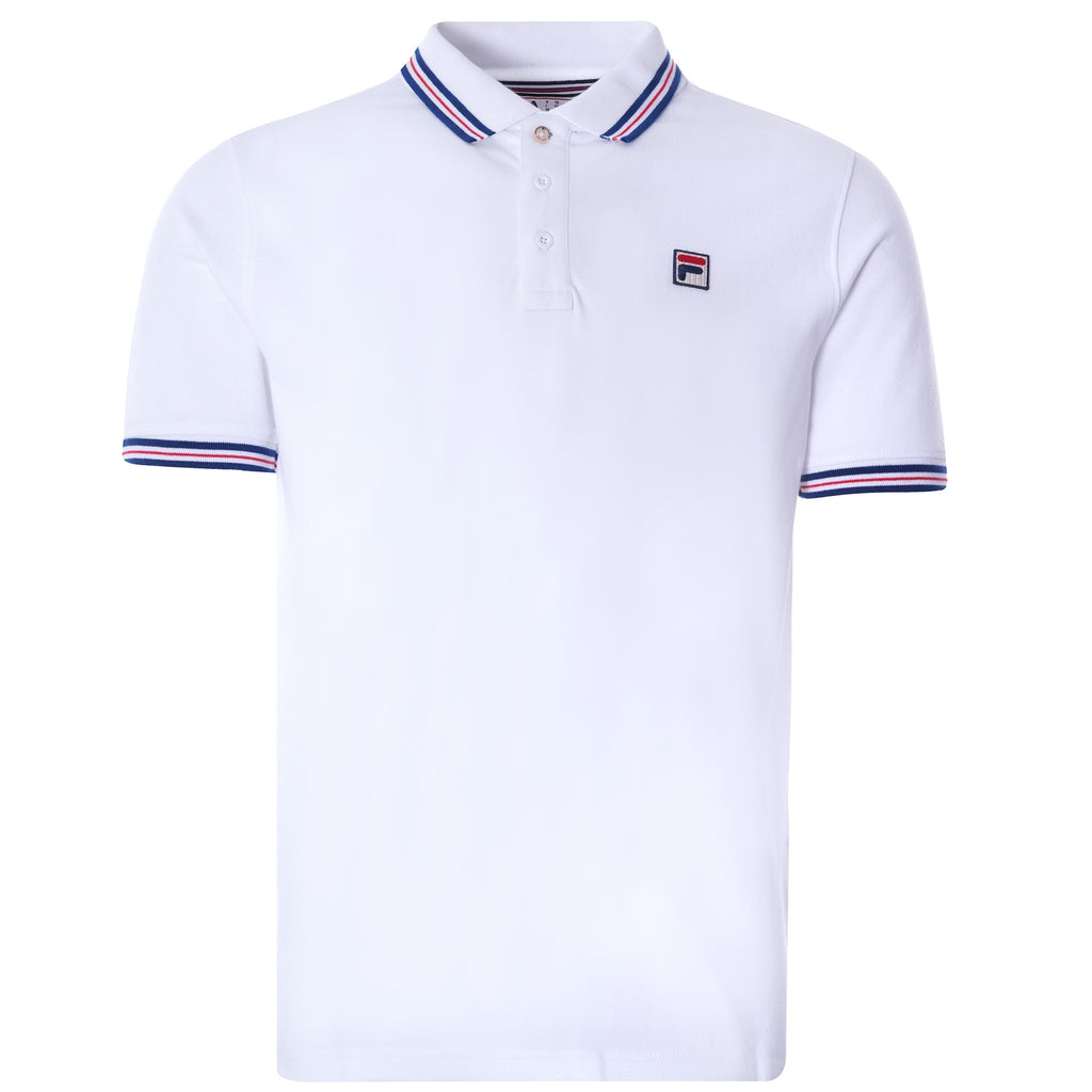 Prime Tipped Polo Ð White/Peacoat