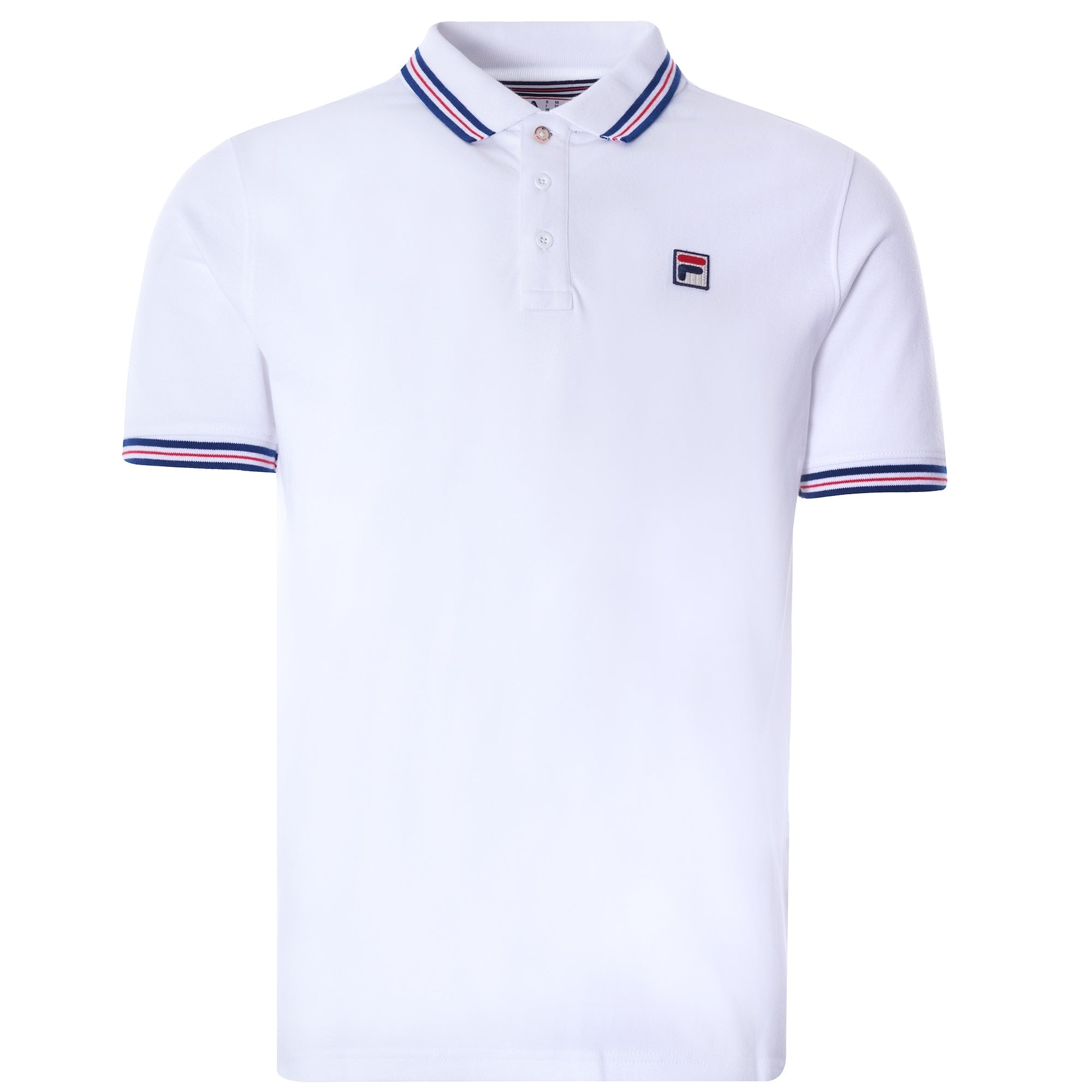 Prime Tipped Polo Ð White/Peacoat