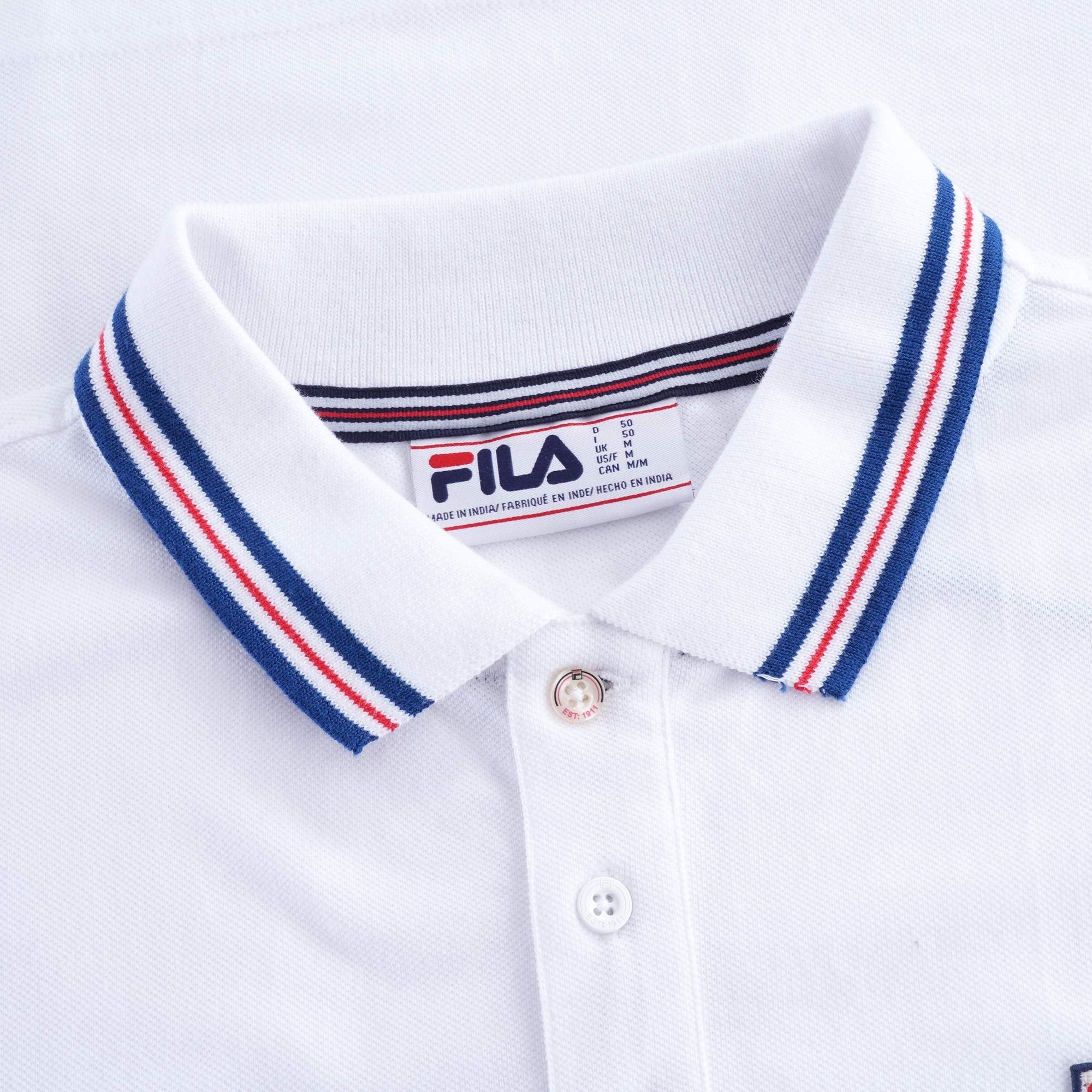 Prime Tipped Polo Ð White/Peacoat