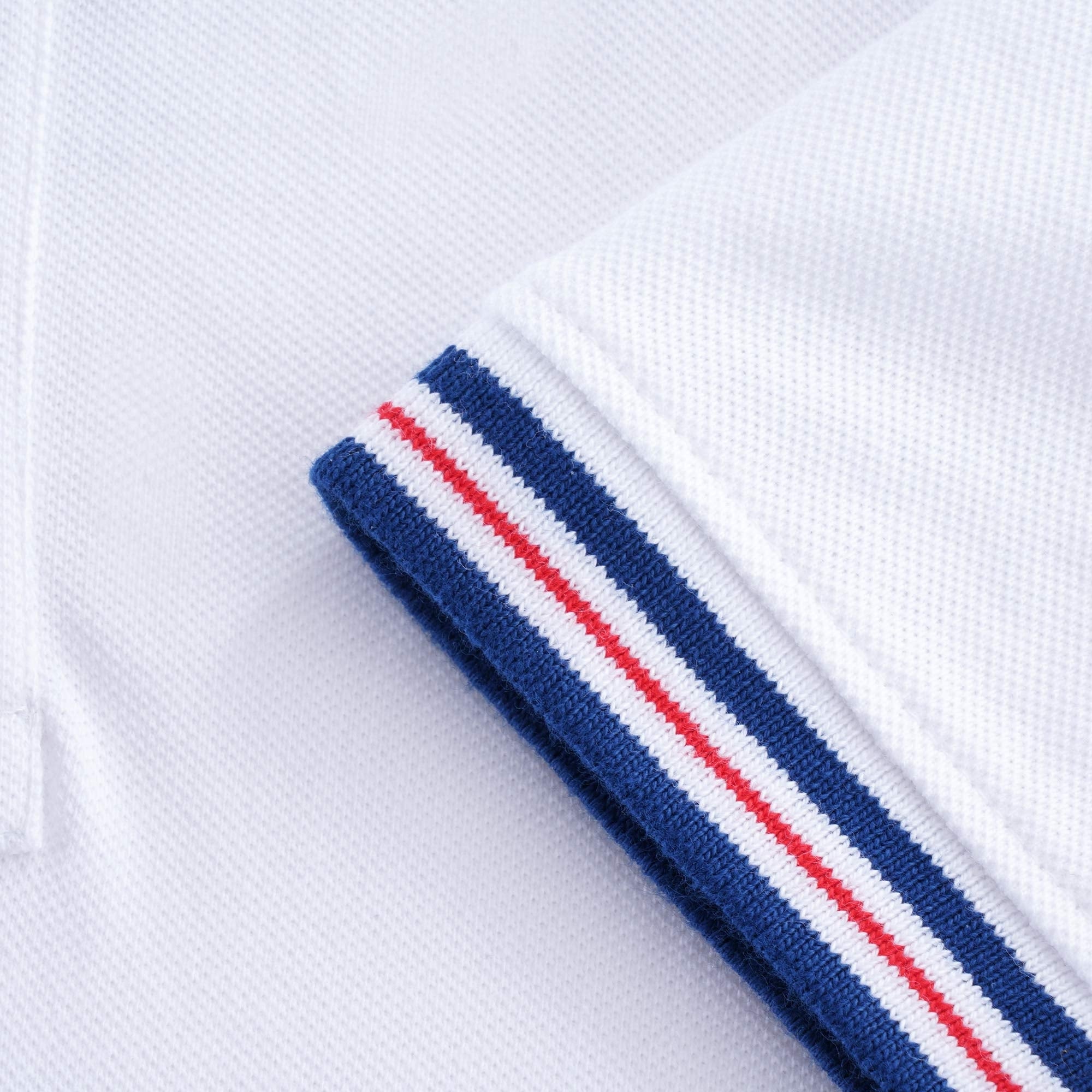 Prime Tipped Polo Ð White/Peacoat