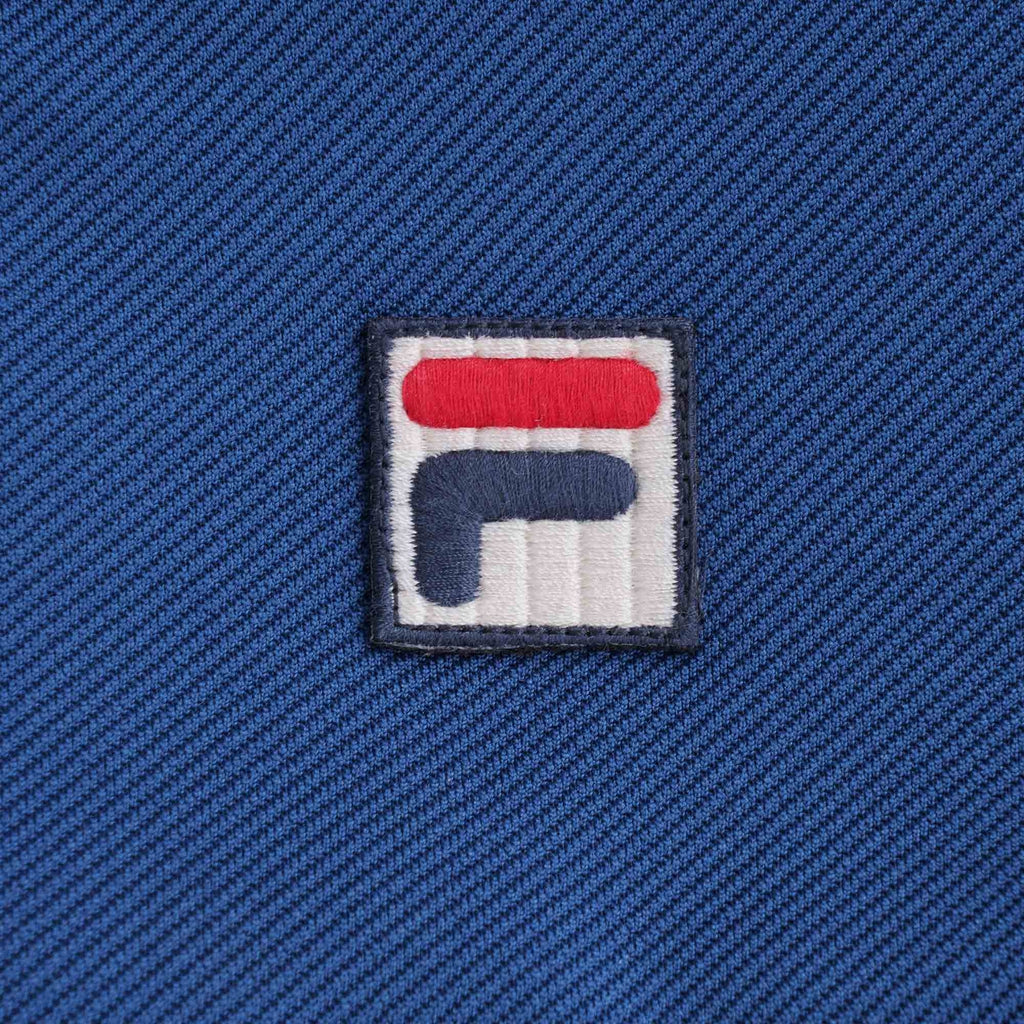 Baranci Piped Classic Track Top - Navy/White