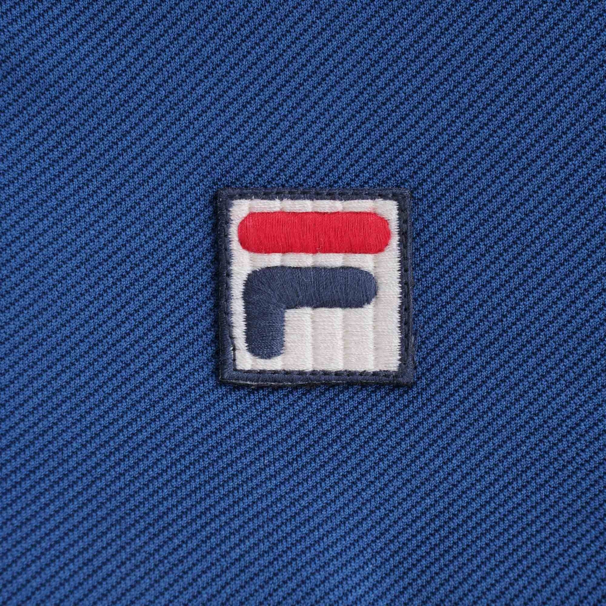 Baranci Piped Classic Track Top - Navy/White