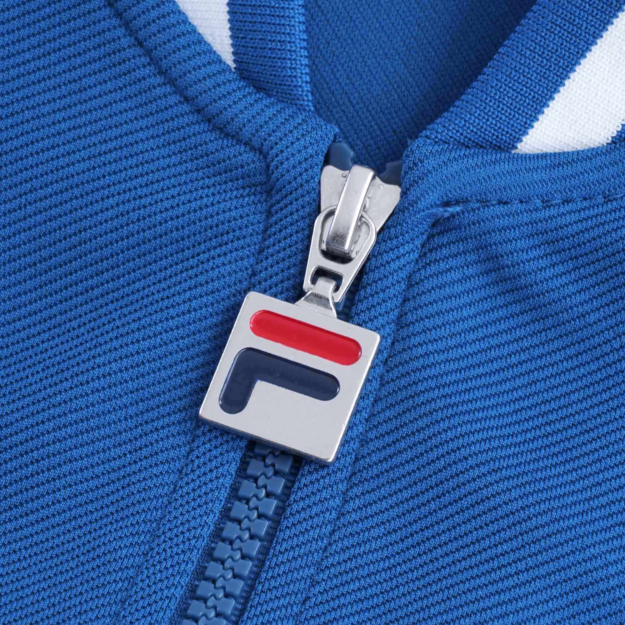 Baranci Piped Classic Track Top - Blue/White