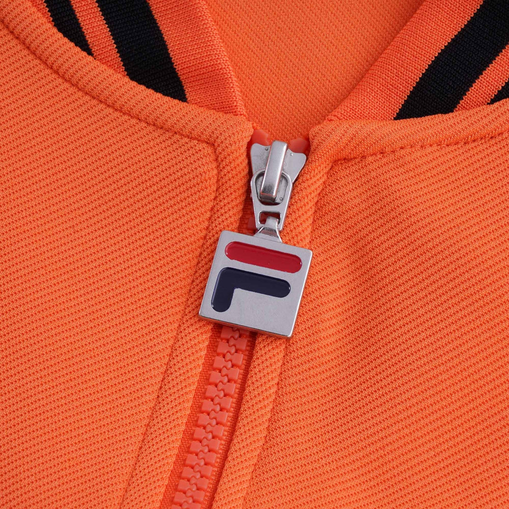 Baranci Piped Classic Track Top - Orange/Black