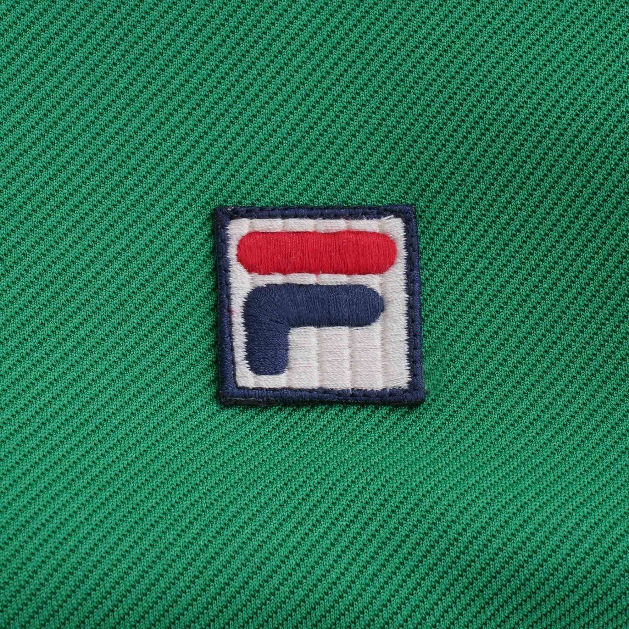 Baranci Piped Classic Track Top - Green/White